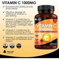 New Leaf High Strength Vitamin C + Rosehip